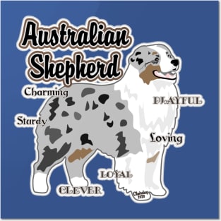 Australian Shepherd Posters and Art